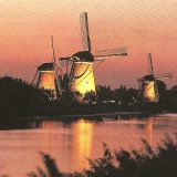 Windmills Sunset